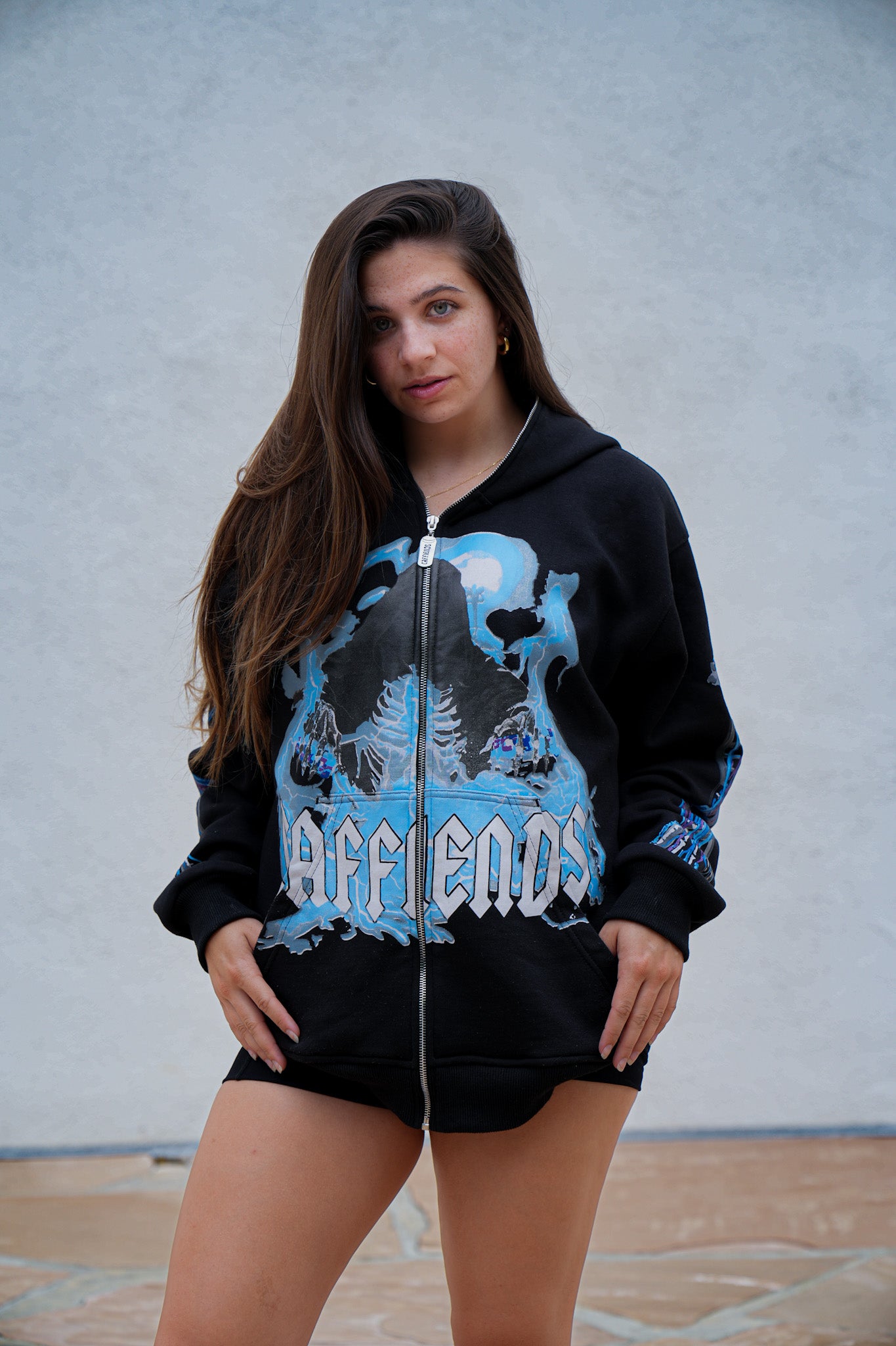 Black Mean Hoodies