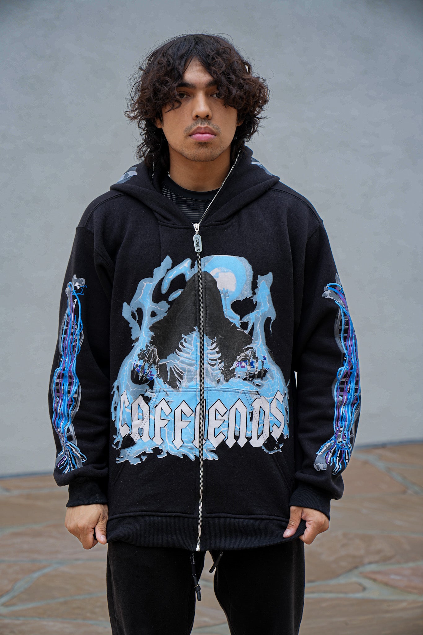 Black Mean Hoodies